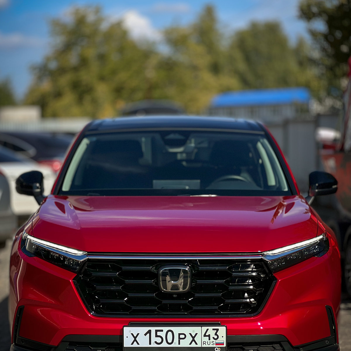 Миниатюра Антигравийная оклейка в цветной полиуретан Honda CR-V