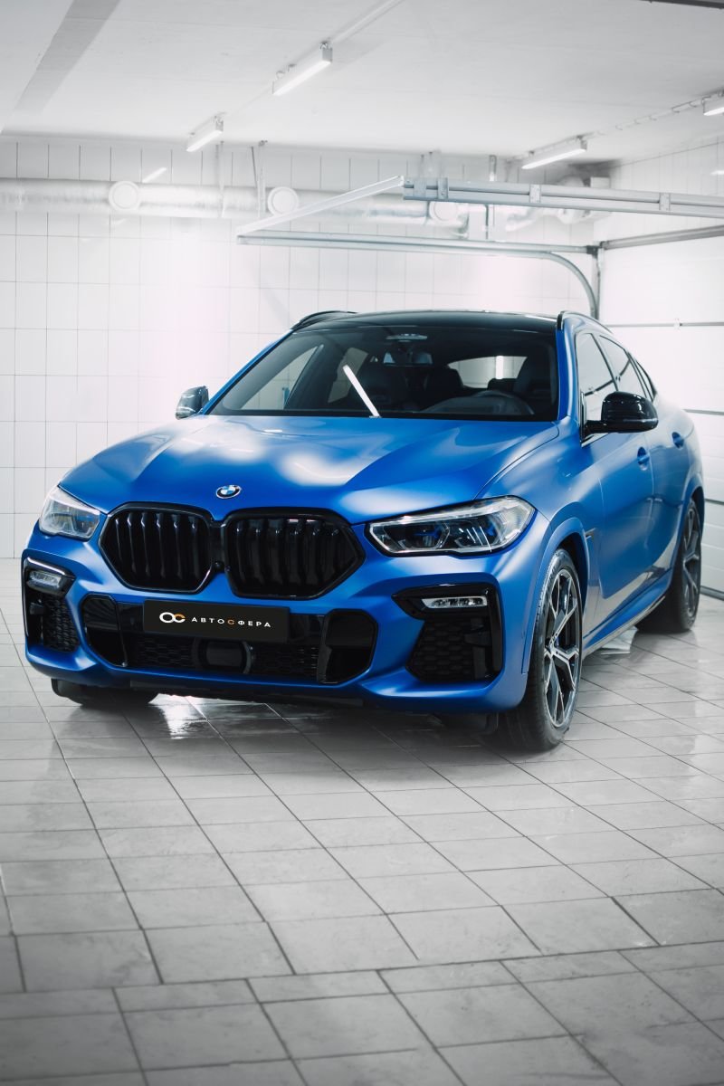 Миниатюра Оклейка в матовый полиуретан BMW X6