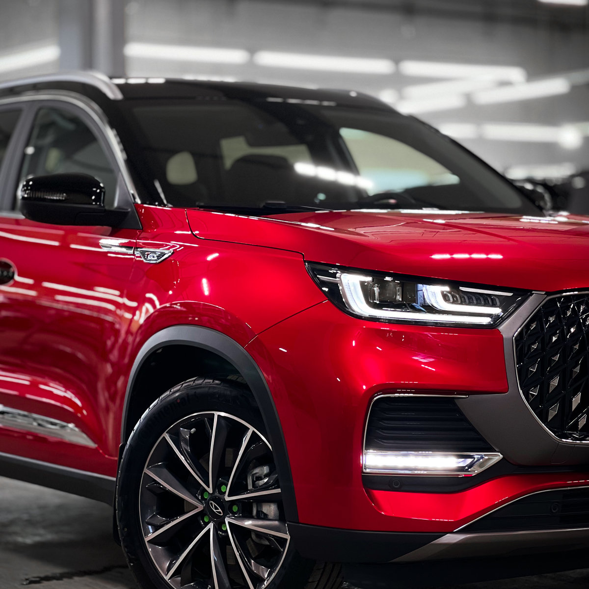 Миниатюра Антигравийная оклейка Chery Tiggo 8 Pro max цветной полиуретановой пленкой