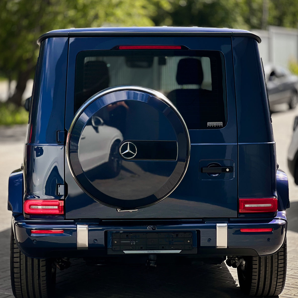 Миниатюра Антигравийная оклейка в глянцевый полиуретан MB G-class