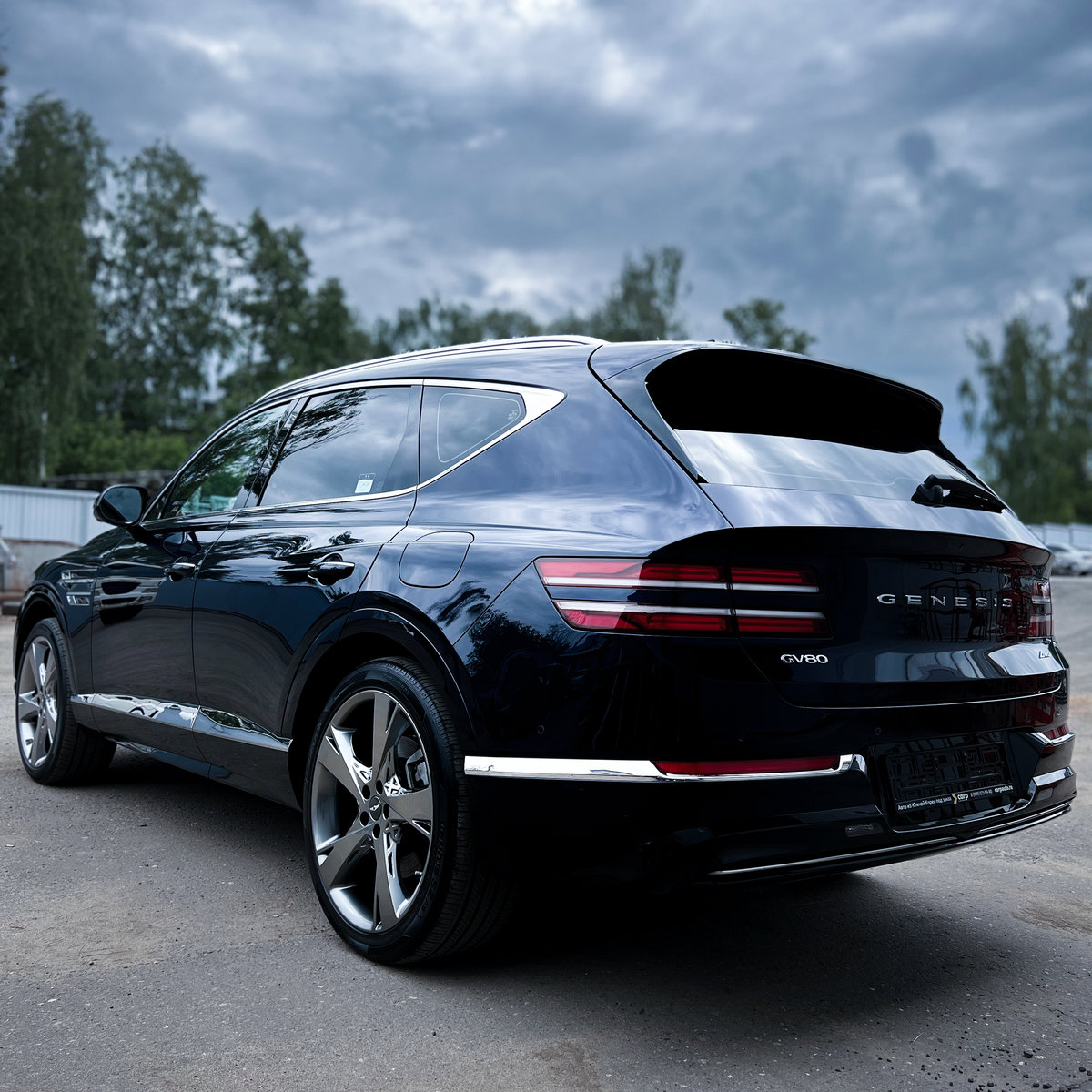 Миниатюра Антигравийная оклейка Genesis GV80 полиуретановой пленкой