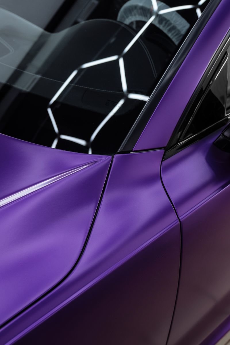 Миниатюра Оклейка в цветную виниловую пленку Audi RS7
