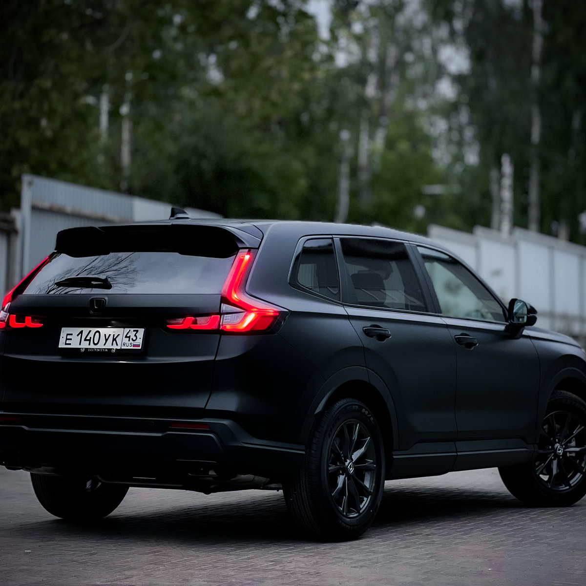 Миниатюра Антигравийная оклейка Honda CR-V в матовый полиуретан 