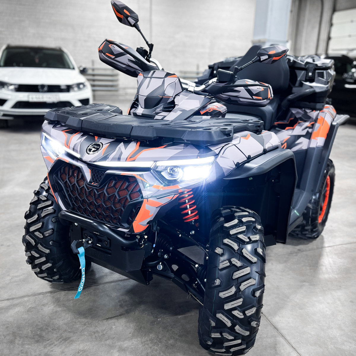 Миниатюра Антигравийная оклейка с дизайном квадроцикла CF moto