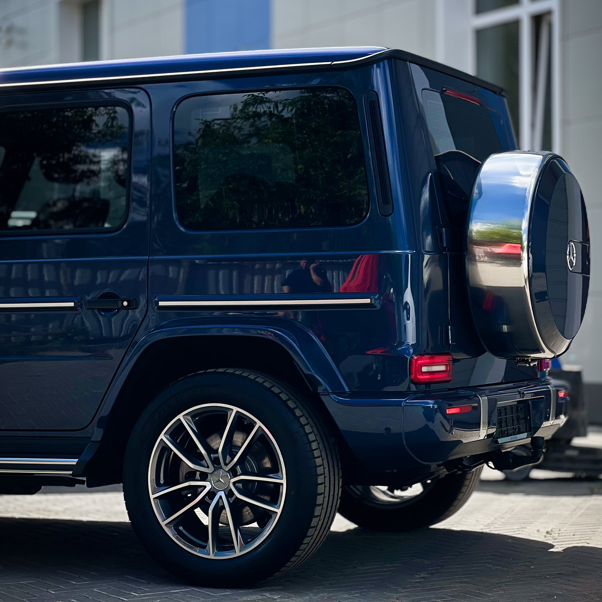 Миниатюра Антигравийная оклейка в глянцевый полиуретан MB G-class