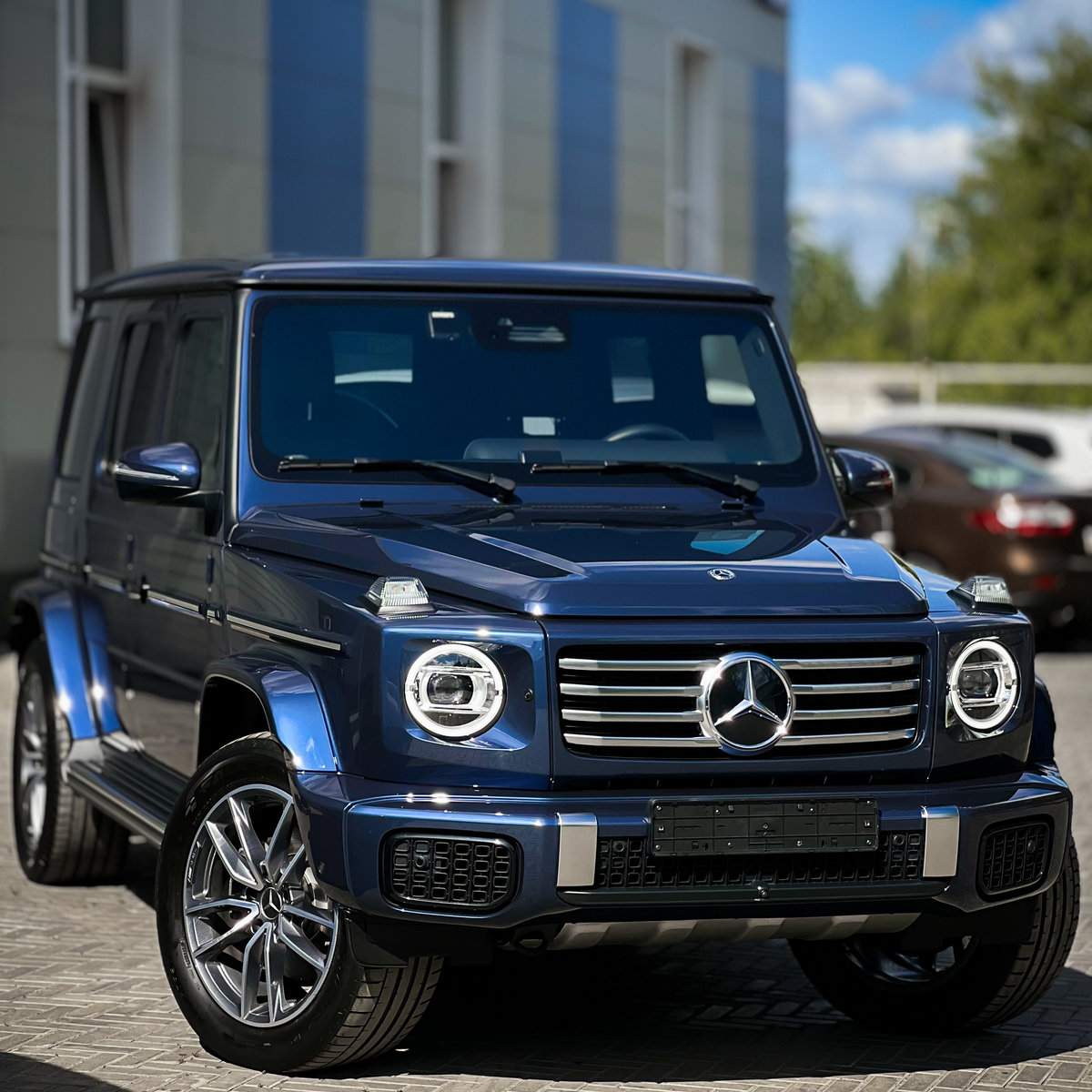 Миниатюра Антигравийная оклейка в глянцевый полиуретан MB G-class