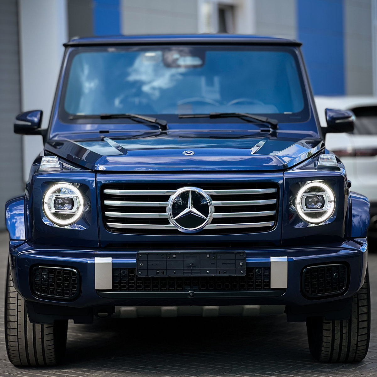Миниатюра Антигравийная оклейка в глянцевый полиуретан MB G-class