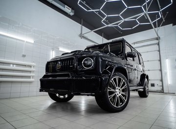 Миниатюра Комплексная полировка с нанесением керамики Mercedes Benz G 63