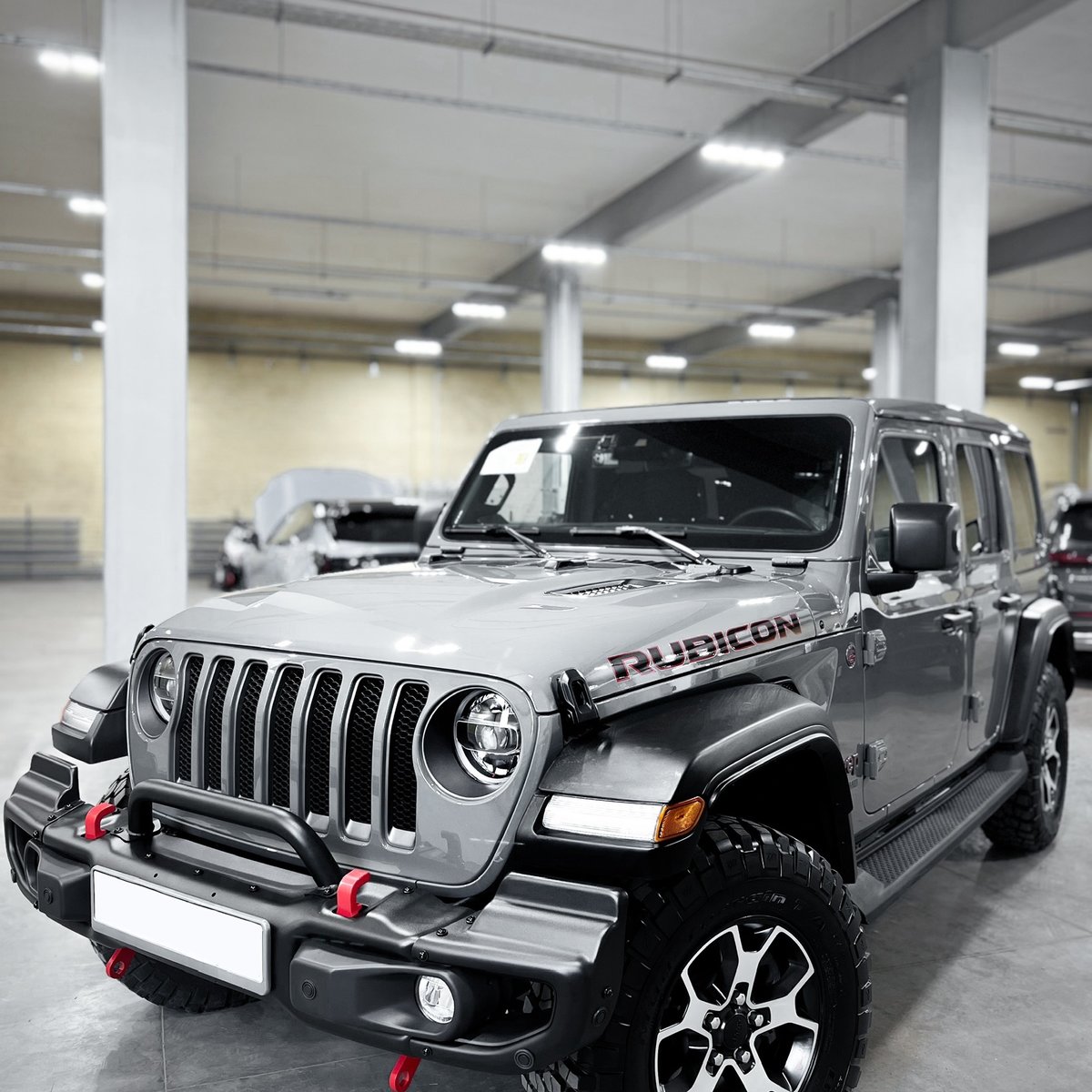 Миниатюра Антигравийная оклейка ​Jeep Rubicon полиуретановой пленкой 