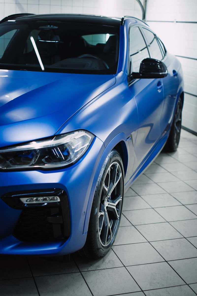 Миниатюра Оклейка в матовый полиуретан BMW X6