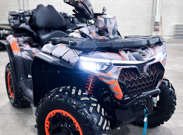 Миниатюра Антигравийная оклейка с дизайном квадроцикла CF moto