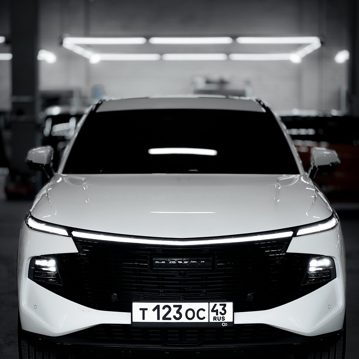 Миниатюра Антигравийная оклейка Haval F7x полиуретановой пленкой