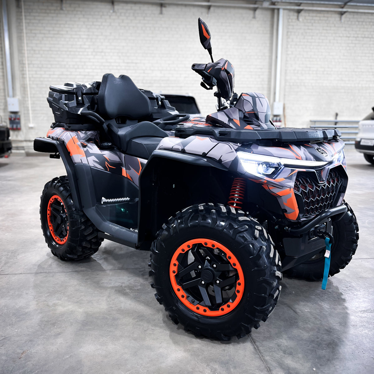 Миниатюра Антигравийная оклейка с дизайном квадроцикла CF moto