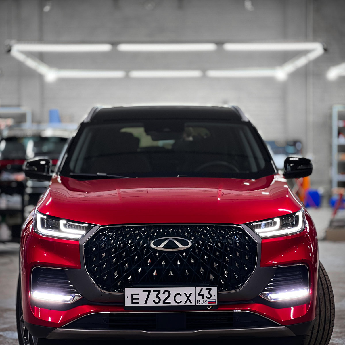 Миниатюра Антигравийная оклейка Chery Tiggo 8 Pro max цветной полиуретановой пленкой