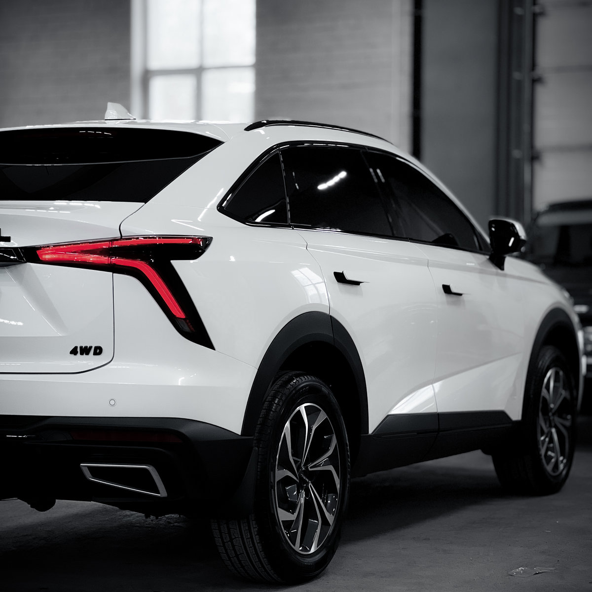 Миниатюра Антигравийная оклейка Haval F7x полиуретановой пленкой