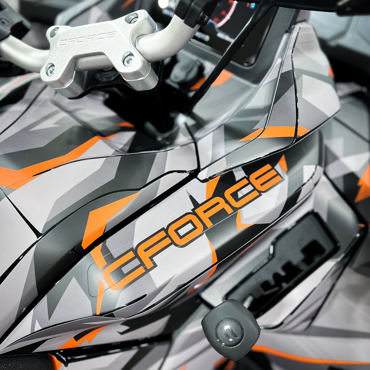 Миниатюра Антигравийная оклейка с дизайном квадроцикла CF moto