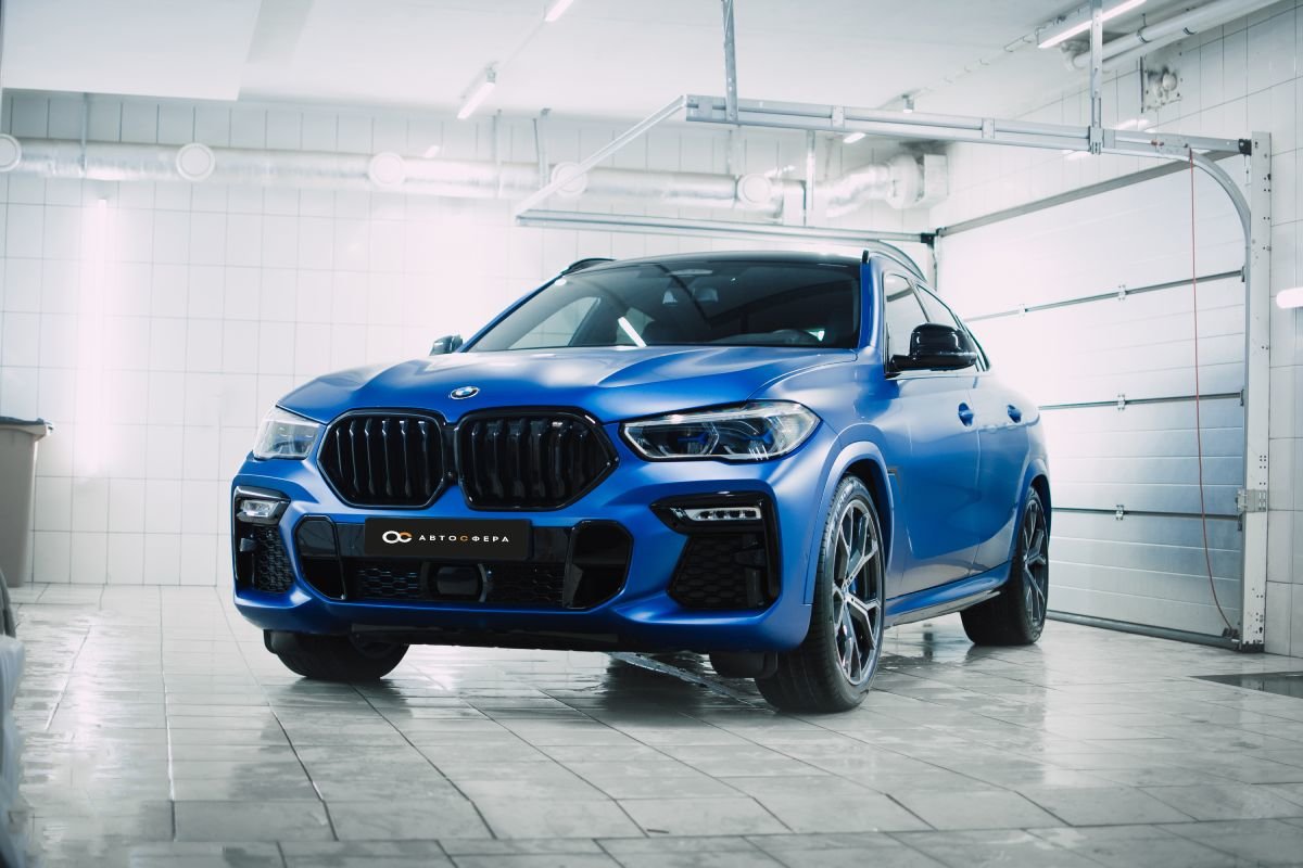 Миниатюра Оклейка в матовый полиуретан BMW X6