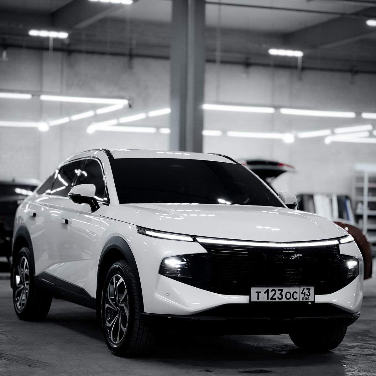 Миниатюра Антигравийная оклейка Haval F7x полиуретановой пленкой