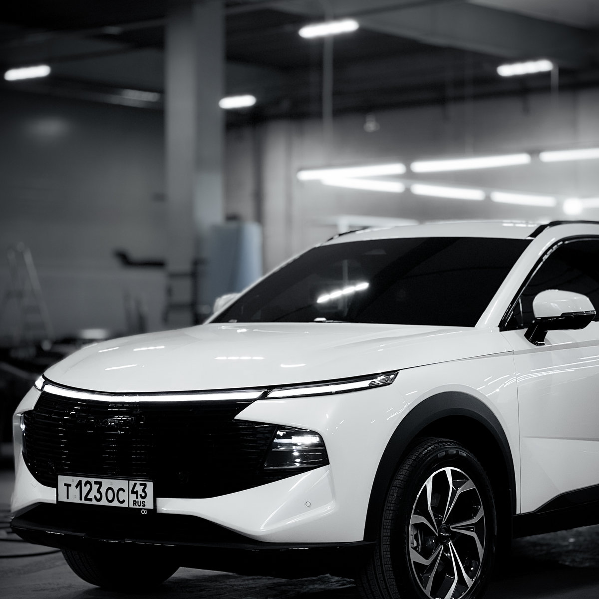Миниатюра Антигравийная оклейка Haval F7x полиуретановой пленкой