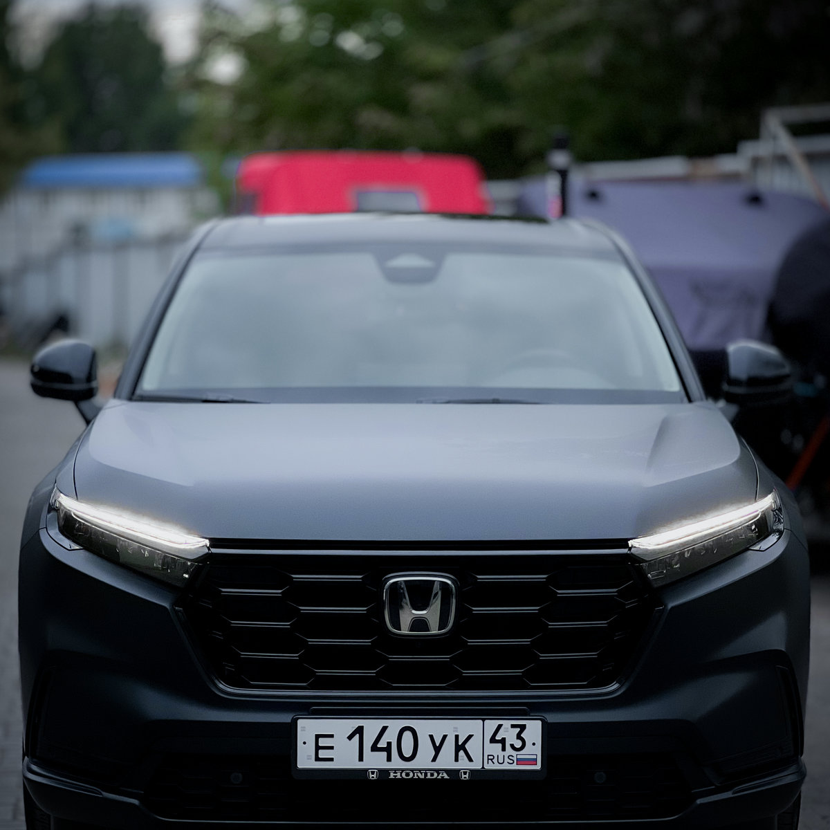 Миниатюра Антигравийная оклейка Honda CR-V в матовый полиуретан 