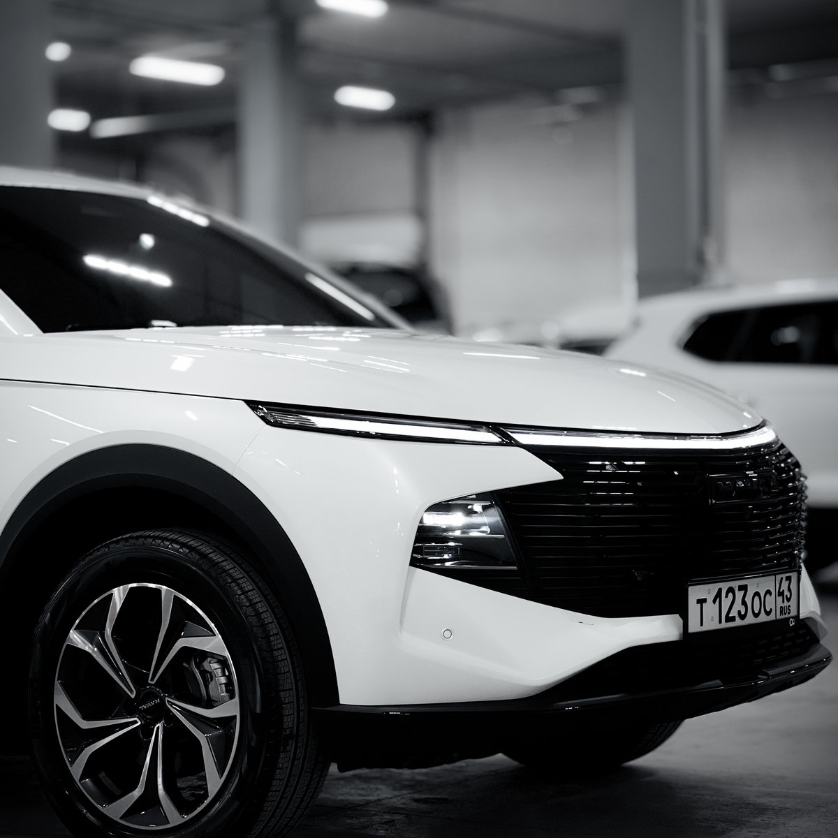 Миниатюра Антигравийная оклейка Haval F7x полиуретановой пленкой