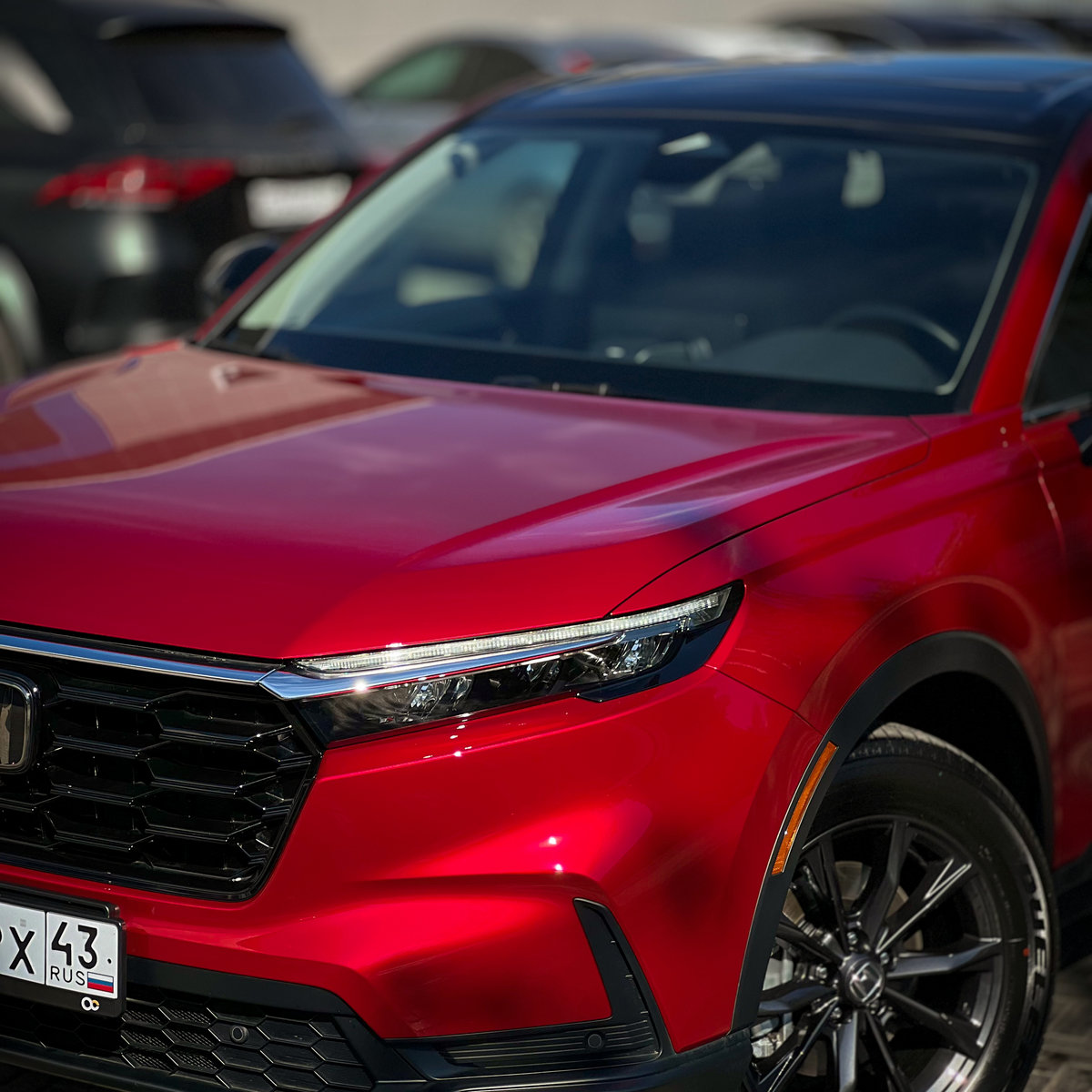 Миниатюра Антигравийная оклейка в цветной полиуретан Honda CR-V