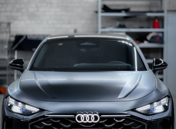 Миниатюра Антигравийная оклейка Audi A5 сатиновой полиуретановой пленкой