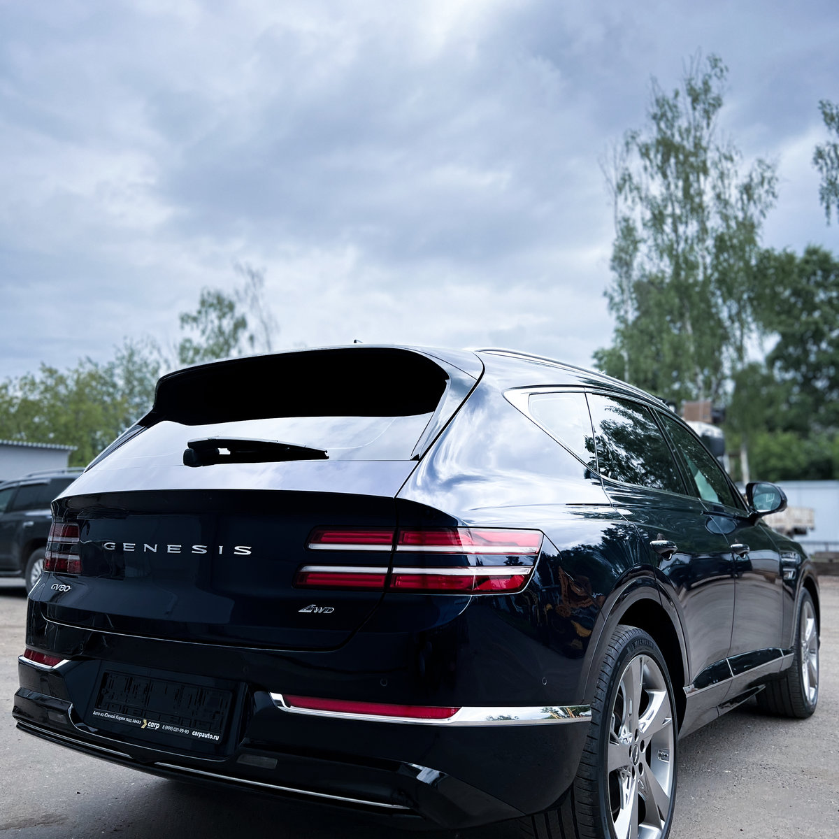 Миниатюра Антигравийная оклейка Genesis GV80 полиуретановой пленкой