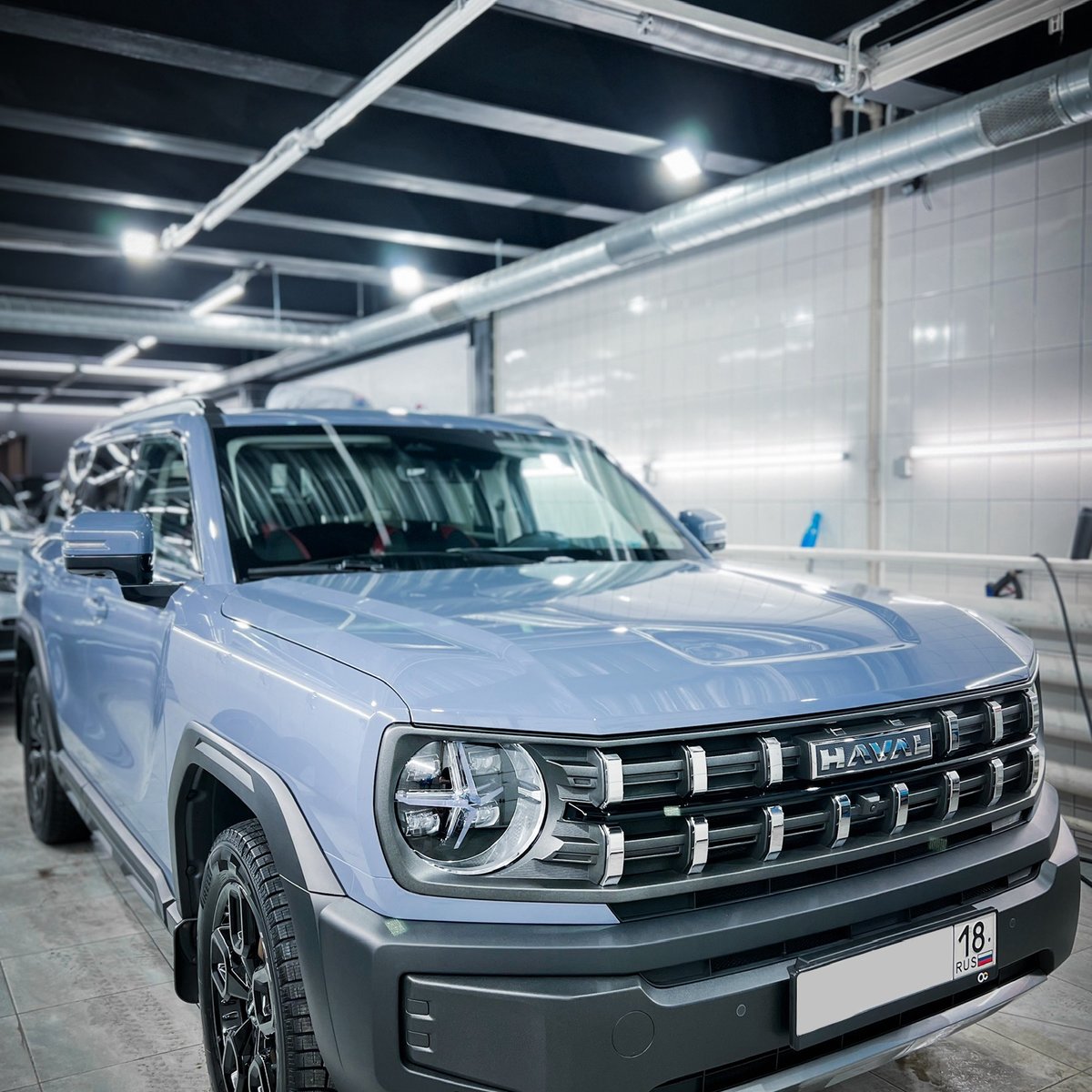 Миниатюра Антигравийная оклейка всего кузова Haval H3 полиуретановой пленкой 