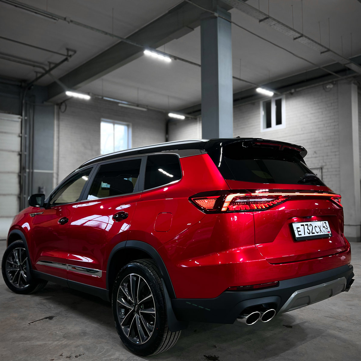 Миниатюра Антигравийная оклейка Chery Tiggo 8 Pro max цветной полиуретановой пленкой