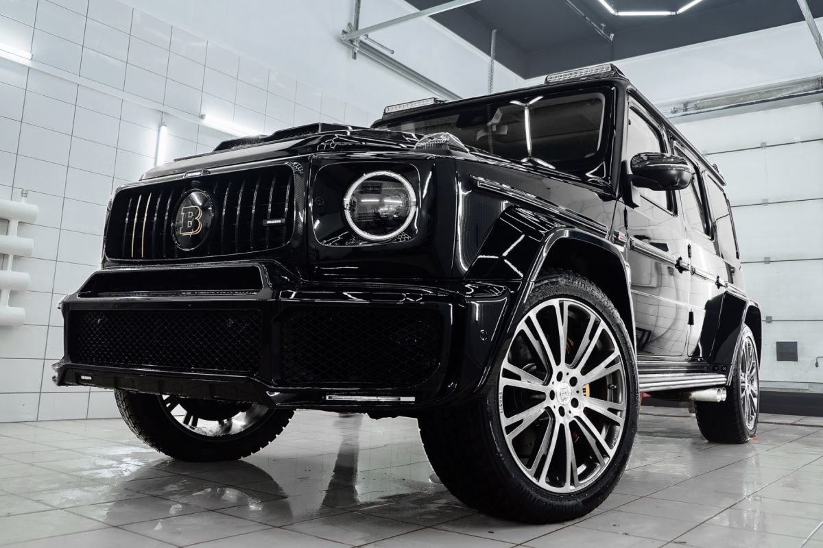 Миниатюра Комплексная полировка с нанесением керамики Mercedes Benz G 63