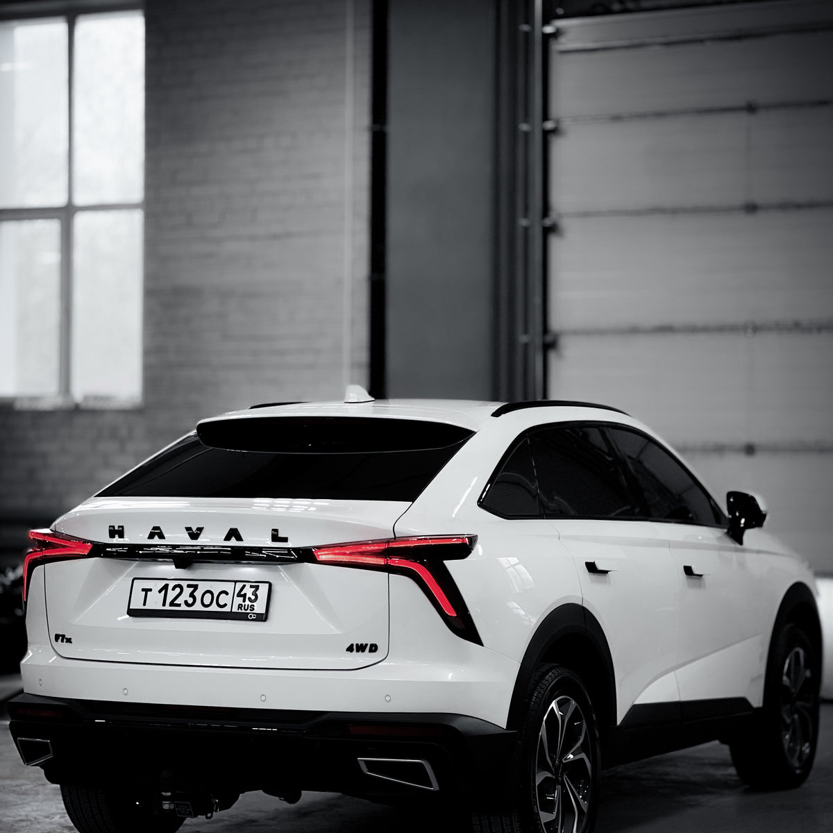 Миниатюра Антигравийная оклейка Haval F7x полиуретановой пленкой