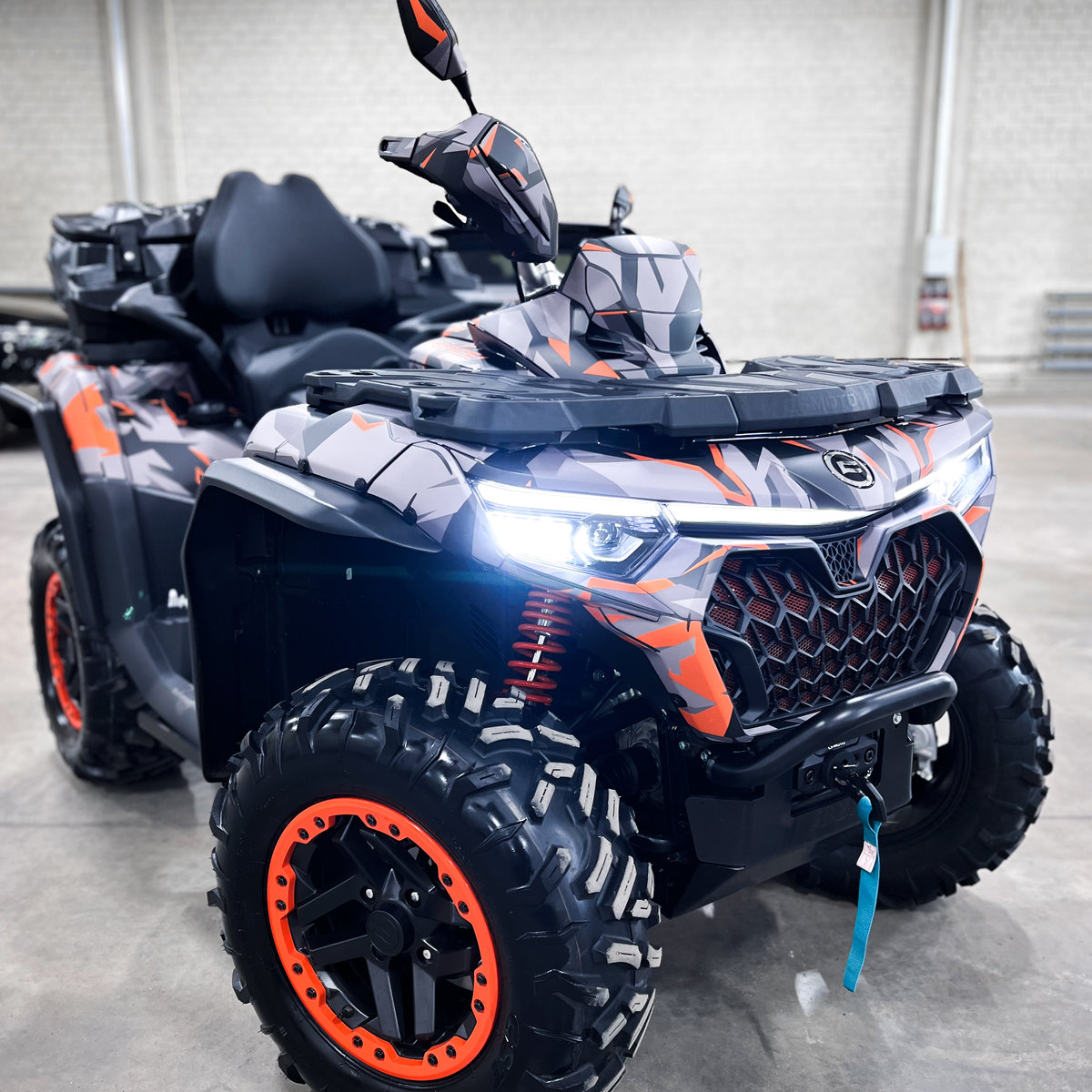 Миниатюра Антигравийная оклейка с дизайном квадроцикла CF moto